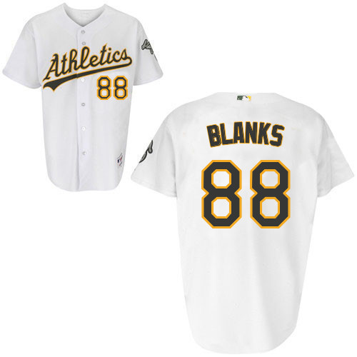 Kyle Blanks #88 Youth Baseball Jersey-Oakland Athletics Authentic Home White Cool Base MLB Jersey